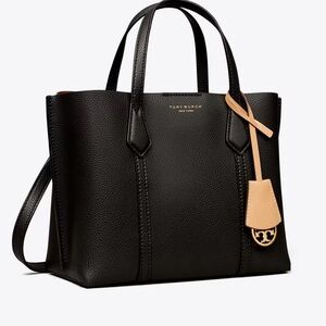 ToryBurch- Small Perry triple compartment tote Bag- new with dust bag
